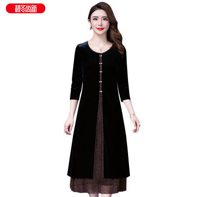 YFR  GT3138257   高端气质妈妈装连衣裙 商品图4