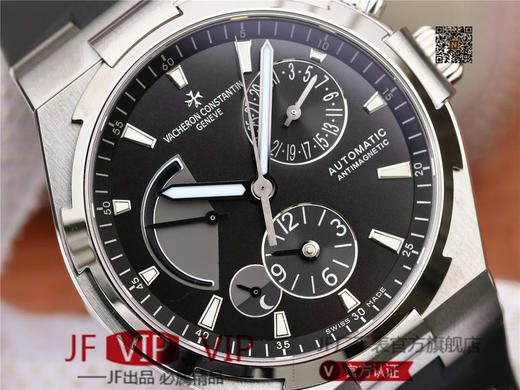 TWA江诗丹顿 纵横四海多功能腕表 高雅绅士 尊贵非凡 最强地表 男士腕表 橡胶表带 自动机械机芯 密底 商品图3