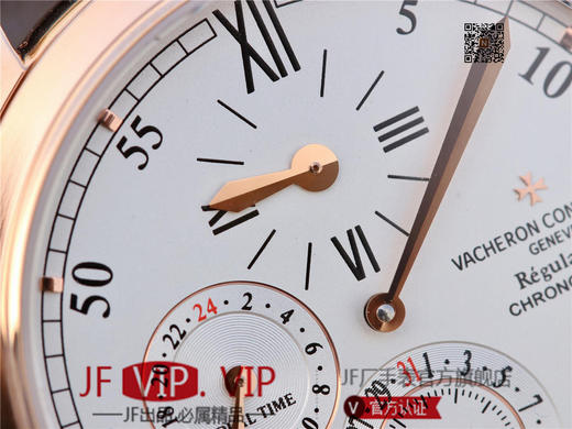 NOOB江诗丹顿马耳他系列42005两地时腕表，大气高雅，尊贵非凡 。男士腕表，皮表带，自动机械机芯，密底。 商品图3