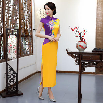 ZA-983-日常演出走秀优雅旗袍 商品图1