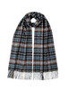 190×35cm 经典纯羊绒宽幅围巾 时尚格纹 （3款） 商品缩略图2