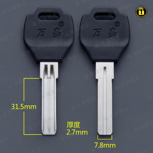 〖5142〗背有槽胶万嘉 商品图0