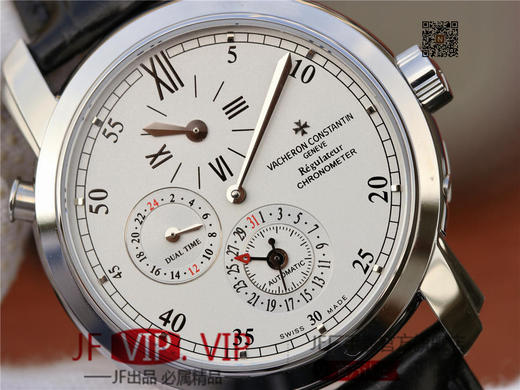 NOOB江诗丹顿马耳他系列42005两地时腕表，大气高雅，尊贵非凡 。男士腕表，皮表带，自动机械机芯，密底。 商品图3