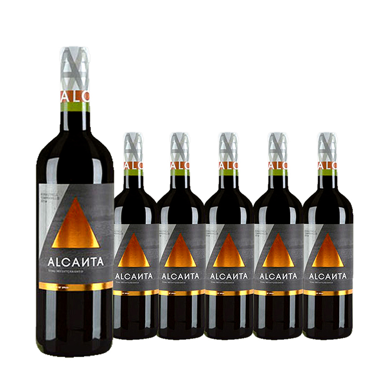 【整箱购买】奥肯特红葡萄酒 Alcanta Red 375ml*6