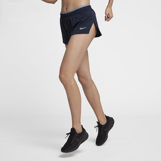 【特价】Nike耐克 女款跑步短裤 - 梭织透气排汗，防走光假两件 商品图1