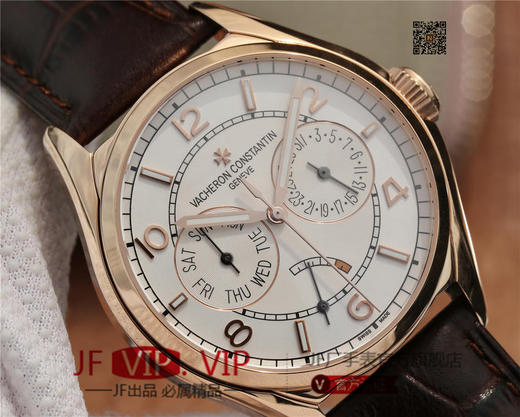 TW江诗丹顿伍陆之型FIFTYSIX系列V2修正版,男士腕表，皮表带，自动机械机芯，透底 商品图3