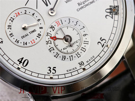 NOOB江诗丹顿马耳他系列42005两地时腕表，大气高雅，尊贵非凡 。男士腕表，皮表带，自动机械机芯，密底。 商品图5