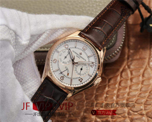 TW江诗丹顿伍陆之型FIFTYSIX系列V2修正版,男士腕表，皮表带，自动机械机芯，透底 商品图2