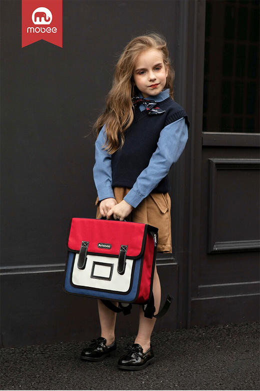 Mobee小象 男童女孩轻便双肩书包 商品图2
