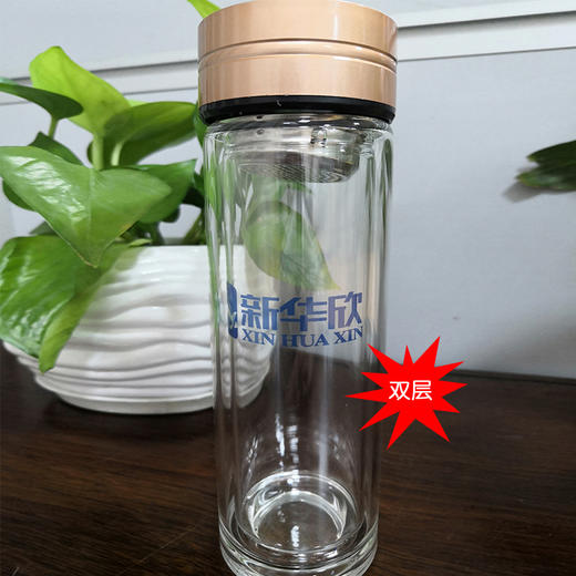 双层防烫玻璃杯1个 商品图3