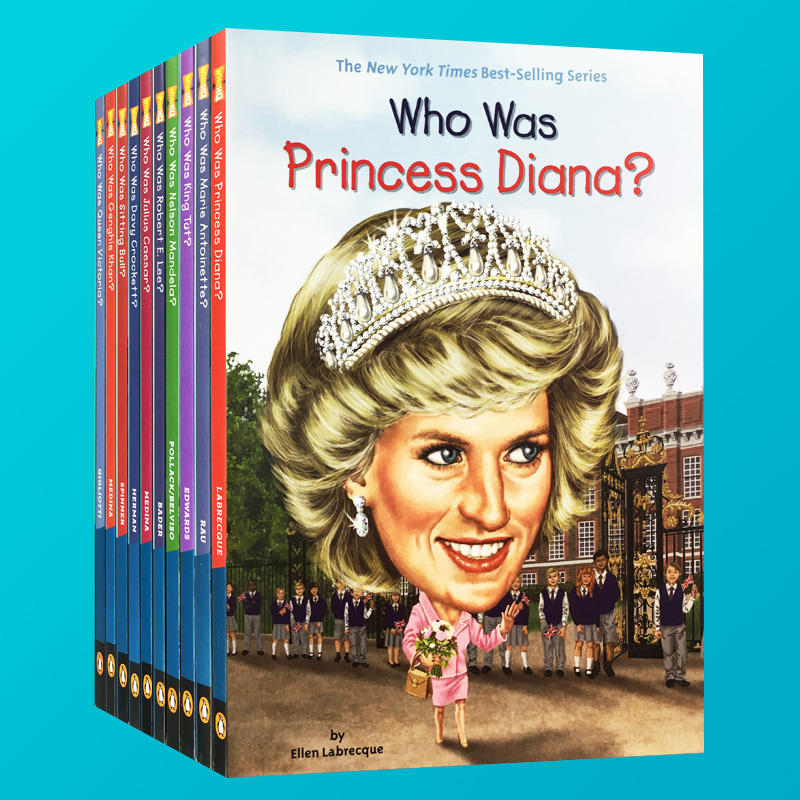 Who Was 历史知名女性女伟人系列9本英文原版人物传记英文版中小学生读物书现货正版进口原版英语书籍