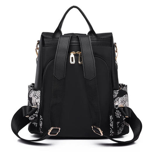 HJ-1910新款时尚印花双肩包 商品图3