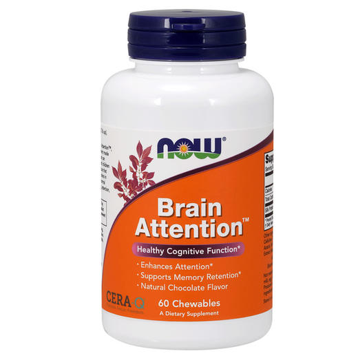 【保税仓】NOW补脑素咀嚼片60片 商品图0