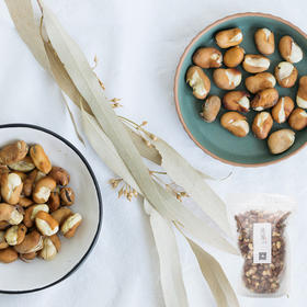 炒蚕豆(松)炒蚕豆(硬)280g 一口咬下去卡兹卡兹乐不停，吃出清新好滋味。香脆可口，回味悠长，留在记忆里的味道抹不去，每一颗都是童年味道