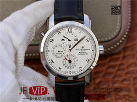 NOOB江诗丹顿马耳他系列42005两地时腕表，大气高雅，尊贵非凡 。男士腕表，皮表带，自动机械机芯，密底。