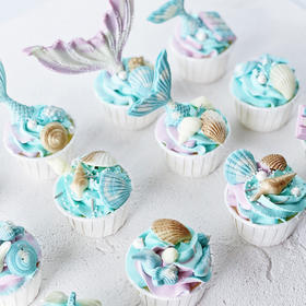 海洋系列杯子蛋糕