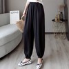 XYXB-9388夏季宽松大码胖mm200斤大人防蚊束脚灯笼休闲裤 商品缩略图0