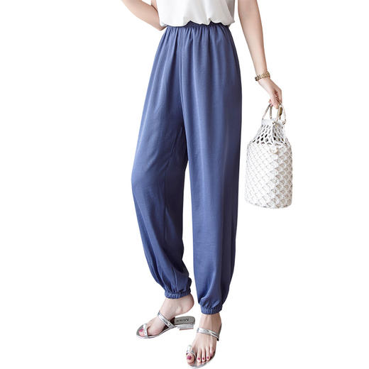 XYXB-9388夏季宽松大码胖mm200斤大人防蚊束脚灯笼休闲裤 商品图4