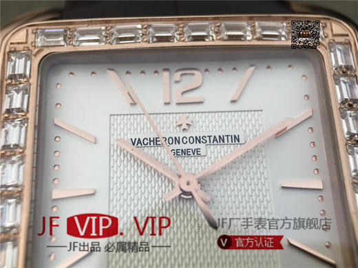 GS江诗丹顿历史名作系列86300款 光泽亮丽的方形外壳，内衬简洁的麦穗面盘，搭配意大利小牛皮表，最大限度还原正品的艺术感官。 商品图4