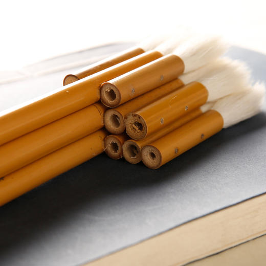 桔舍工笔画专用纯羊毫排刷用于工笔画背景处理