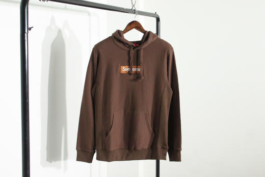 断码特清 Sup Box Logo 情侣款 毛圈连帽帽衫卫衣  WY207 商品图0