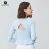 卡益裸感长袖上衣KN03106女士瑜伽服健身服 商品缩略图1