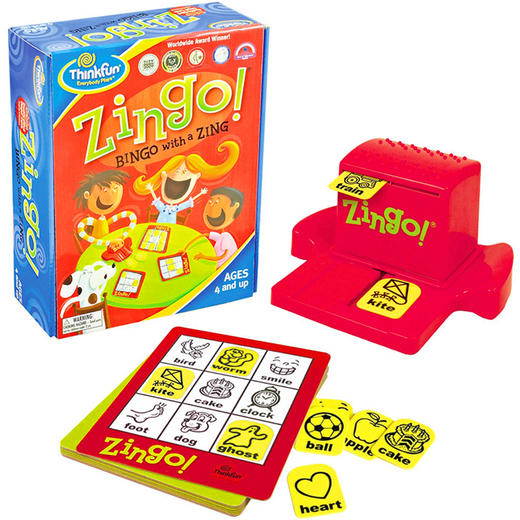 3+｜Thinkfun 眼明手快Zingo英语单词游戏儿童早教益智 商品图0