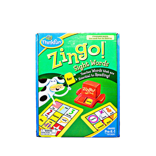 3+｜Thinkfun 眼明手快Zingo英语单词游戏儿童早教益智 商品图4