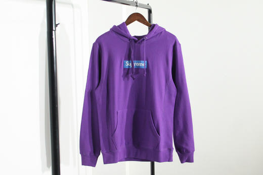 断码特清 Sup Box Logo 情侣款 毛圈连帽帽衫卫衣  WY207 商品图4