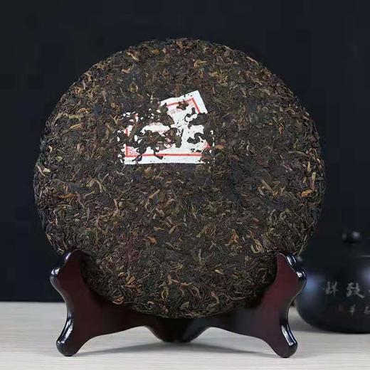 郎河普洱茶 2007年普洱茶熟茶 郎河7579  勐海10年老陈茶357g 商品图2