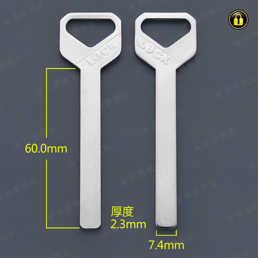 〖5115〗特长平板叶片(水管锁) 商品图0