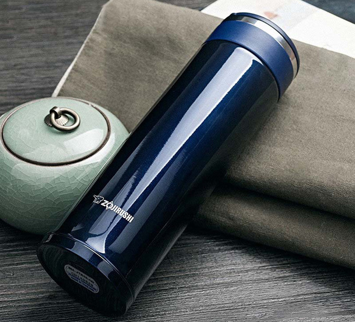 象印smjte46不锈钢真空保温杯配滤网日本男女士泡茶随身情侣水杯308