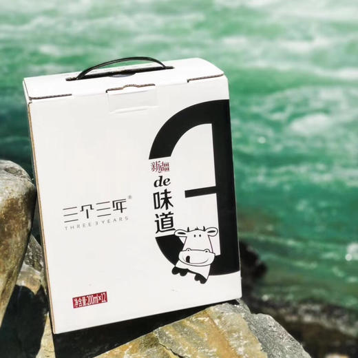 新疆三个三年·天山雪系列 定制纯牛奶 2箱（12瓶X200ml） 商品图4