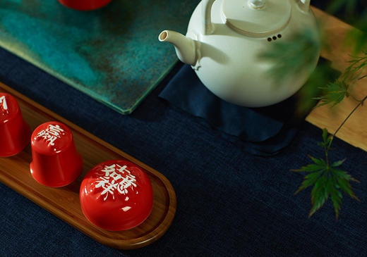 “字情字意，吉祥如意”吉祥合意杯 商品图3