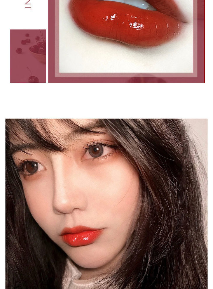 网红同款唇釉学生款可爱持久亮丽保湿口红水姨妈色镜面初学者