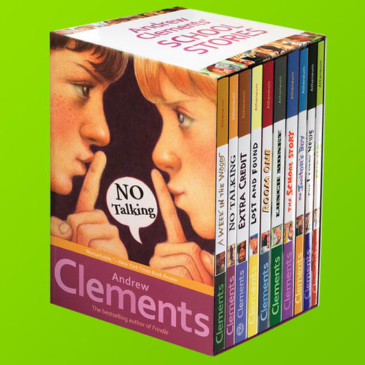 英文原版 Andrew Clements' School Stories 安德鲁克拉门校园系列10本盒装青少年小说 趣味章节故事小学初中生活成长桥梁书 商品图2