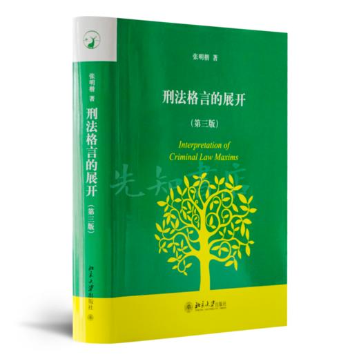 张明楷《刑法格言的展开》 商品图4