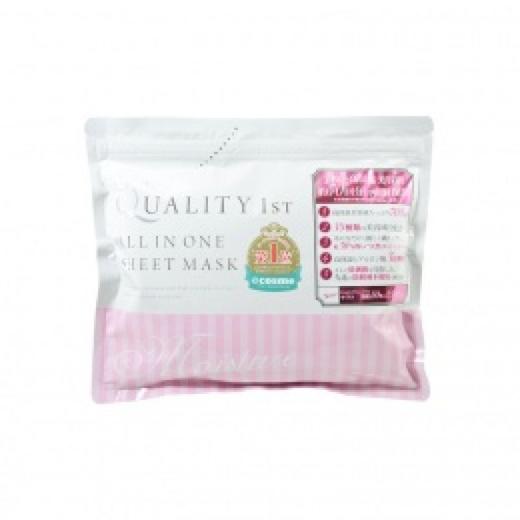 【保税仓】日本quality first玻尿酸高保湿美容液面膜50片 商品图0
