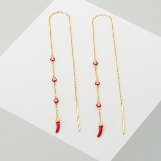 北京仓｜Eshvi-Chain-Underline 耳环［英国设计师］ 商品图1