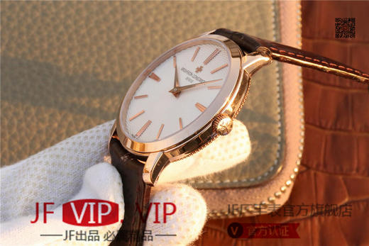 TW江诗丹顿传承系列81578腕表，采用Cal.1120 超薄自动上弦腕表，摆陀采用主体镂空边缘挂21K黄金边的做法 商品图5