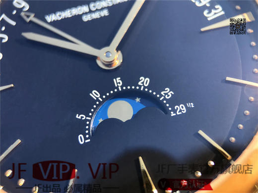 江诗丹顿经典美作 江诗丹顿传承系列4010U男士，和原装一样的月相和逆跳日历款腕表，所有功能同正品，都是真实的。 商品图5