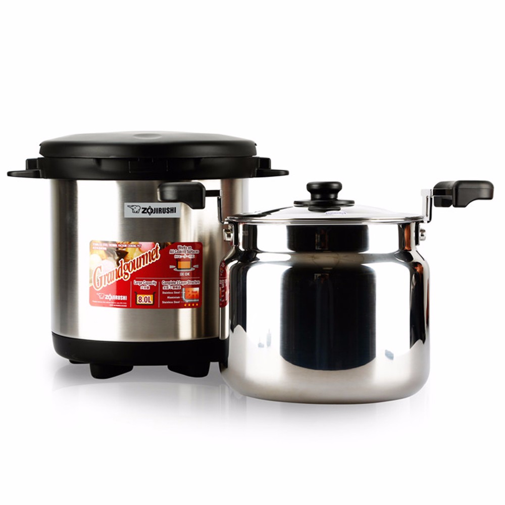 ZOJIRUSHI/象印 不锈钢真空焖烧锅 SN-XAE80有票JPY带授权招加盟代理