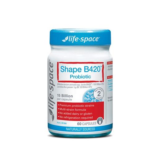【保税】Life Space B420塑身益生菌胶囊 60粒 商品图0