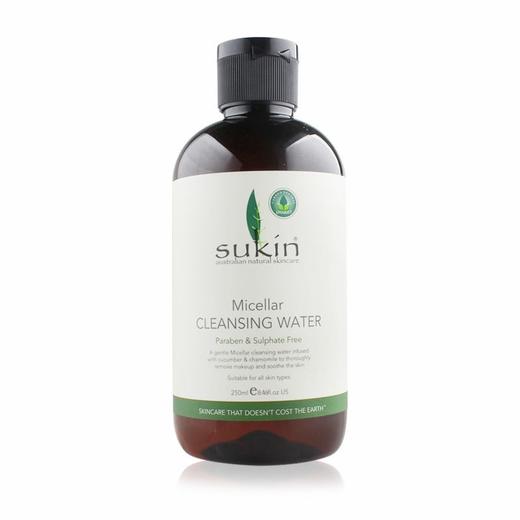 【保税仓】SUKIN/苏芊 天然面部卸妆水 Micellar Cleansing Water 250ml 商品图0