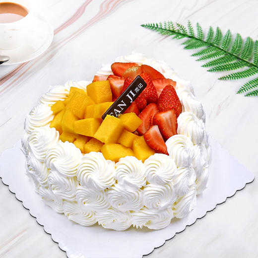 满满爱意-栗子红豆蓝莓生日蛋糕 商品图0