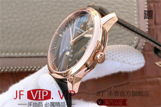 江诗丹顿经典美作 江诗丹顿传承系列4010U男士，和原装一样的月相和逆跳日历款腕表，所有功能同正品，都是真实的。 商品图8