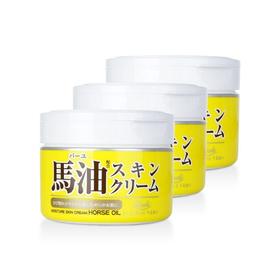 【保税仓】日本Loshi 北海道马油身体霜 圆罐装 220g