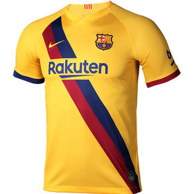 小李子：专柜正品NIKE/耐克 FCB  19-20赛季巴萨客场儿童球衣AJ5800728