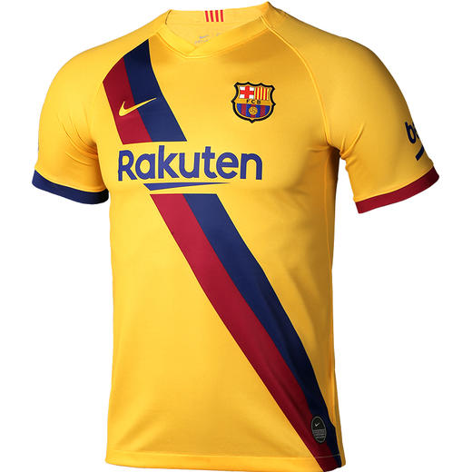 小李子：专柜正品NIKE/耐克 FCB  19-20赛季巴萨客场儿童球衣AJ5800728 商品图0