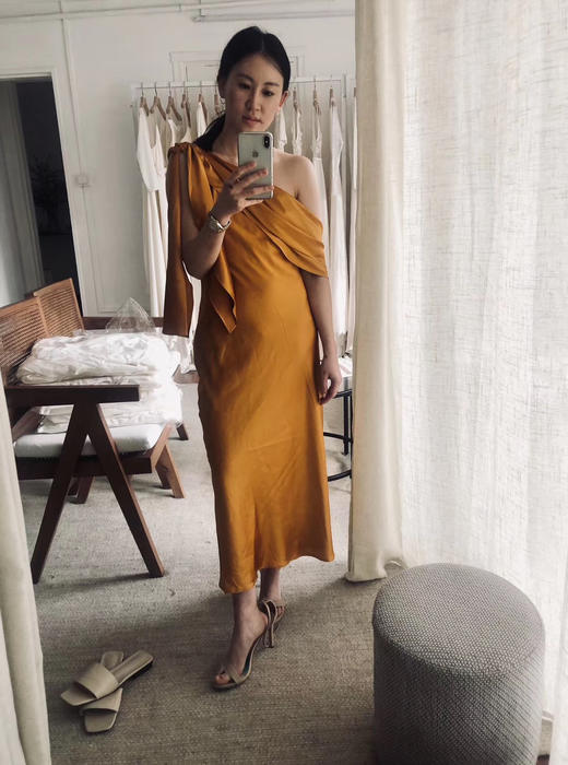 Viktoria Chan | Mira Silk Draped Dress  [真丝连衣裙] 商品图1